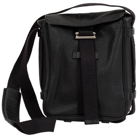 hermes black shoulder bag|hermes shoulder bag men.